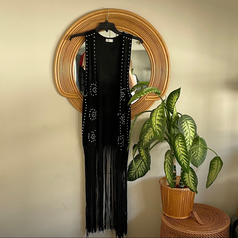 Long Fringe Free People Vest